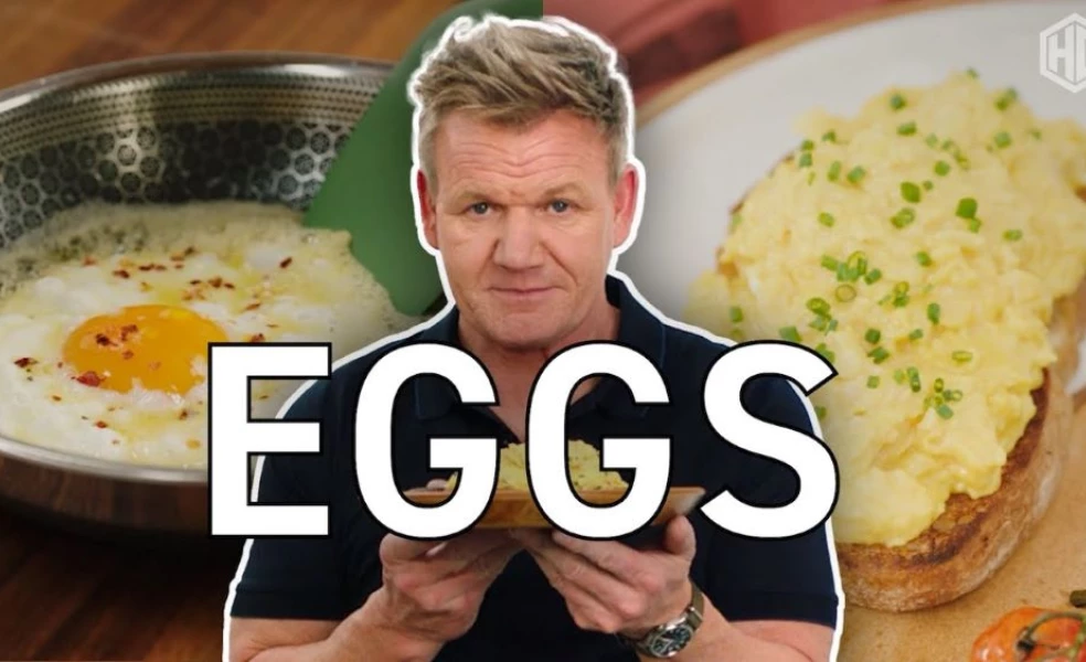 Gordon Ramsay smažené vajcia