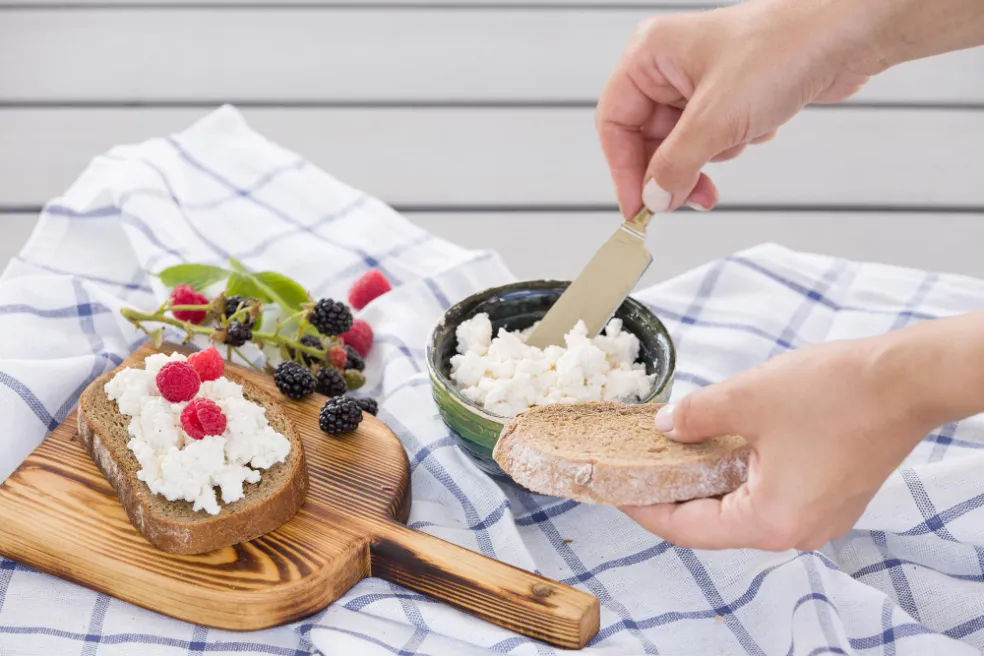 prírodný cottage cheese