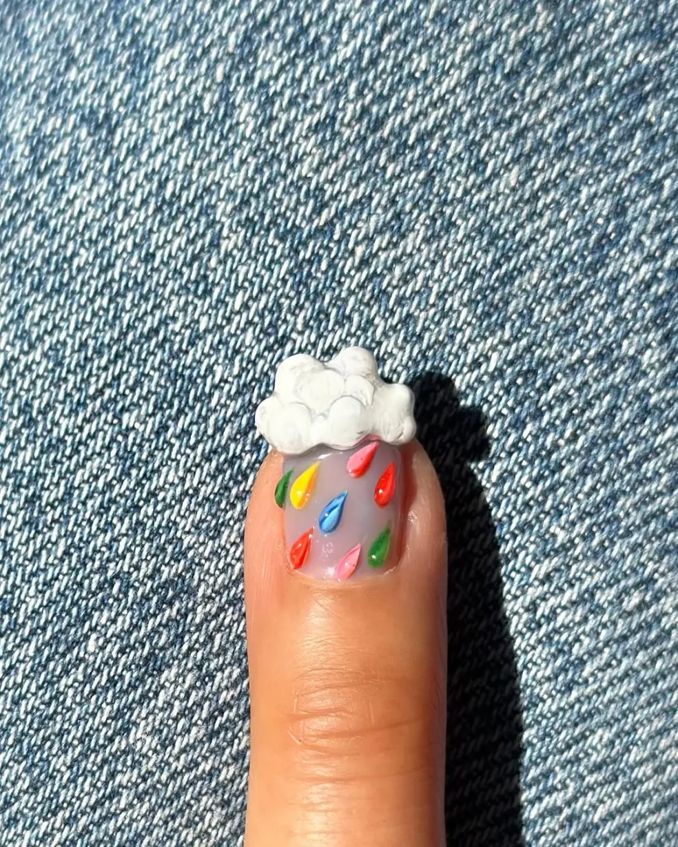 Vrstvený nail art