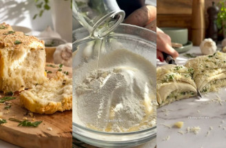 Recept, ktorý zmení váš víkend: Cesnakový chlieb s bylinkovou plnkou
