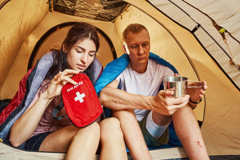 používanie cestovnej lekárničky na dovolenke