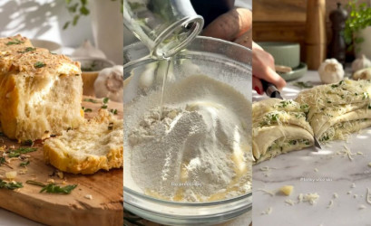 Recept, ktorý zmení váš víkend: Cesnakový chlieb s bylinkovou plnkou