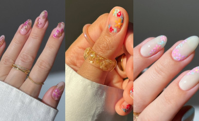 Flower nail art: Najkrajšia jarná manikúra pre rok 2025