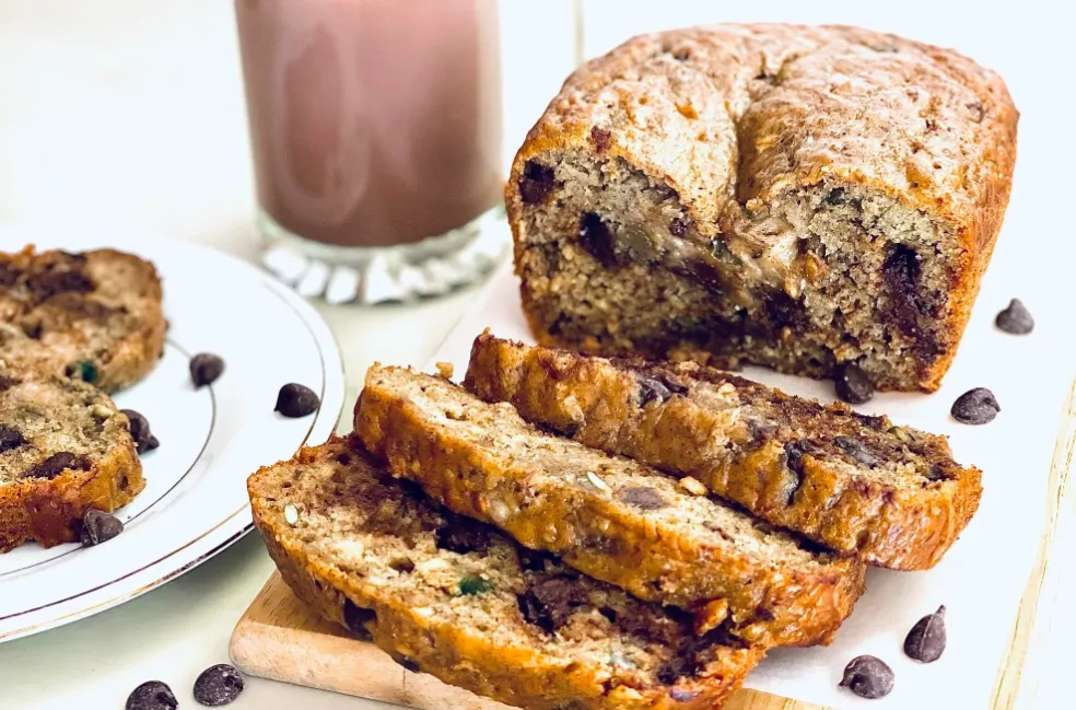 Banánový chlieb s čokoládou