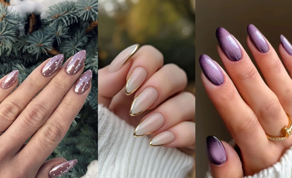 zimné manikúra 2025