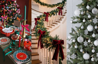 Trendy vo vianočnej výzdobe pre rok 2025 – veľké girlandy, mašle i farebné svetielka