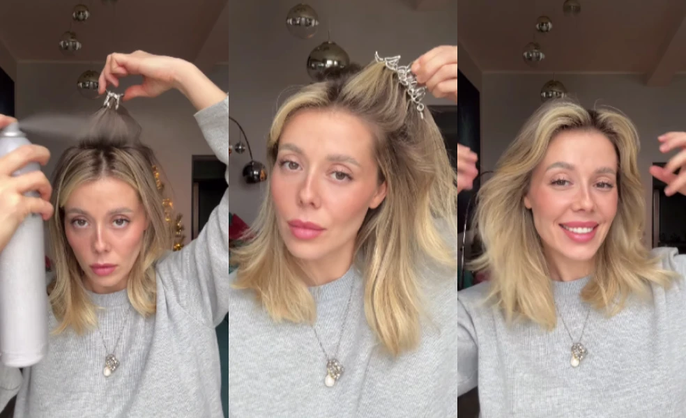 trik na objem vlasov