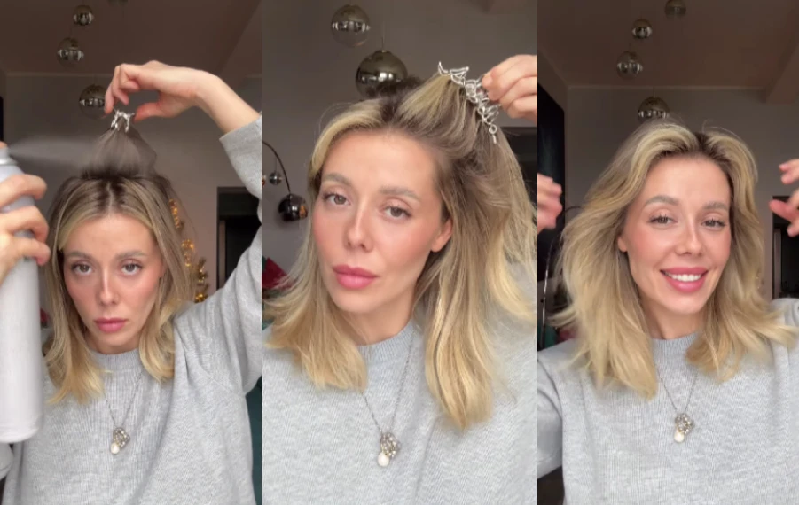 trik na objem vlasov